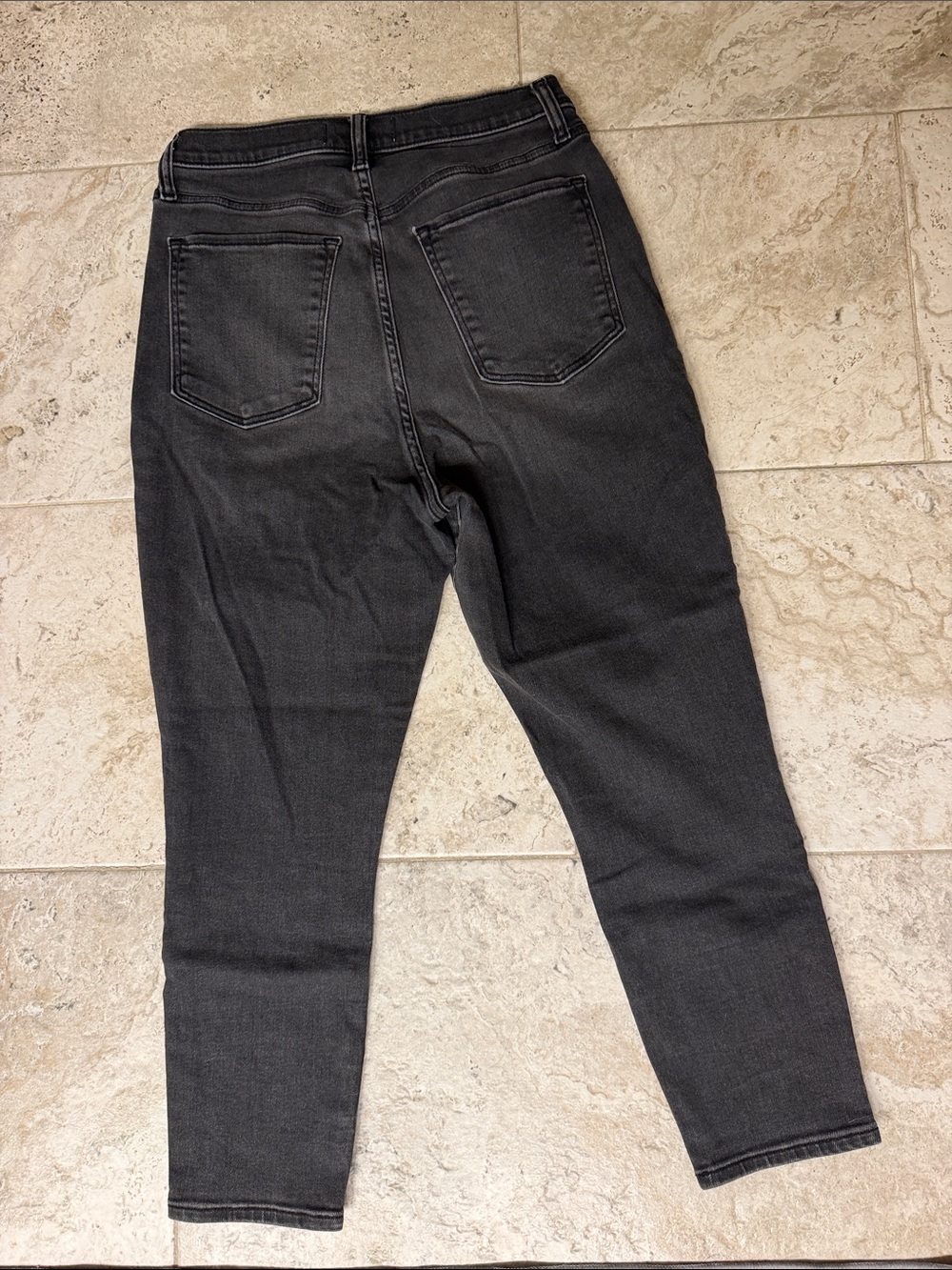 Abercrombie & Fitch Women's Charcoal Black Skinny Jeans - Picture 3 of 4